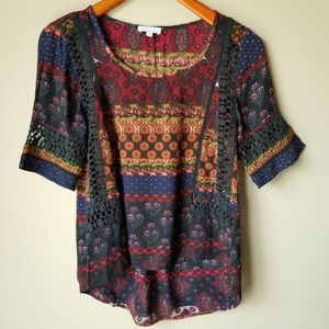 Patrons of Peace | Boho High Low Hem Size XS
